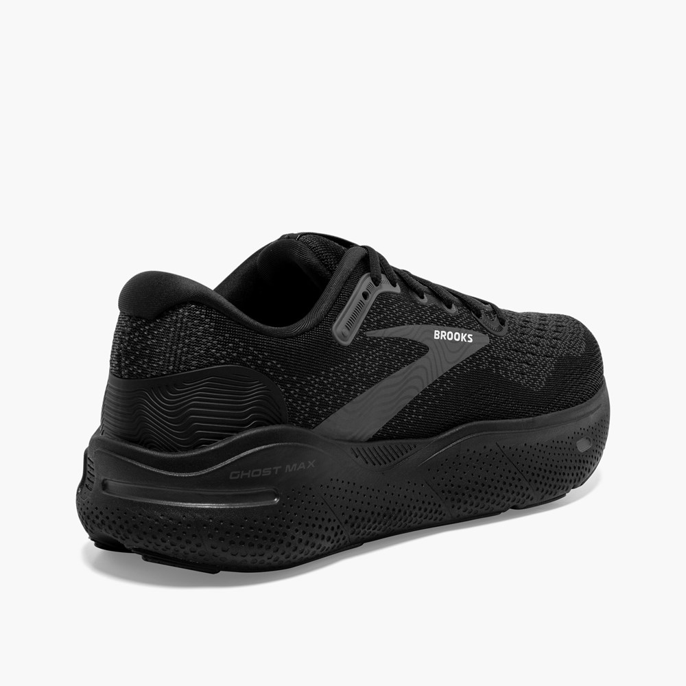 Chaussures Running Route Brooks Ghost Max Noir Femme | UMU-5920004